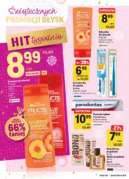 Gazetka promocyjna Intermarche - Gazetka promocyjna - Gazetka - ważna od 13.12 do 13.12.2021 - strona 40 - produkty: Fructis, Szczoteczka do zębów, Pasta do zębów, Woda po goleniu, Parodontax, Szampon, Odżywka, Woda, Szczoteczka
