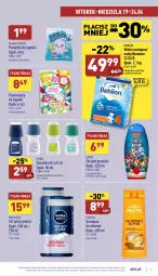 Gazetka promocyjna Aldi - Katalog spożywczy - Gazetka - ważna od 24.04 do 24.04.2022 - strona 9 - produkty: Nivea Men, Fructis, Mus, Dezodorant, O nas, Tera, Szampon, Psi Patrol, Nivea, Mleko, BEBILON
