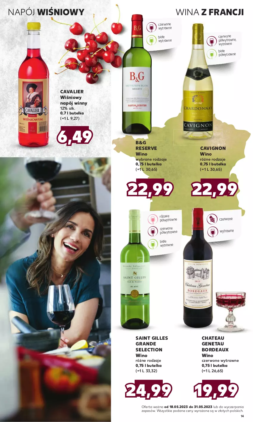 Gazetka promocyjna Kaufland - Barek Kauflandu - ważna 18.05 do 31.05.2023 - strona 12 - produkty: Bordeaux, Gra, Napój, Ser, Wino, Wino czerwone