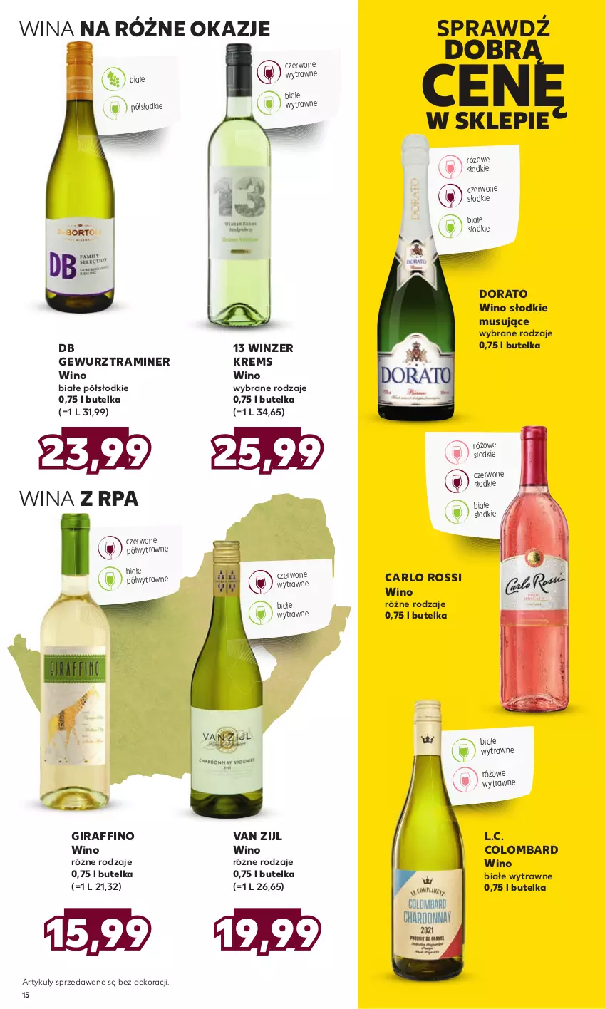 Gazetka promocyjna Kaufland - Barek Kauflandu - ważna 18.05 do 31.05.2023 - strona 13 - produkty: Carlo Rossi, Mus, Wino, Wino białe