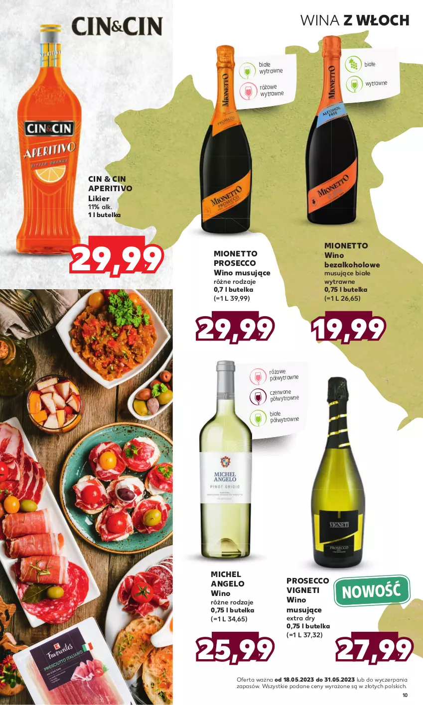 Gazetka promocyjna Kaufland - Barek Kauflandu - ważna 18.05 do 31.05.2023 - strona 9 - produkty: Likier, Mionetto, Mus, Prosecco, Wino, Wino bezalkoholowe, Wino musujące