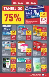 Gazetka promocyjna Aldi - Pełna oferta - Gazetka - ważna od 28.02 do 28.02.2026 - strona 23 - produkty: Mydło w płynie, Gra, Palmolive, Papier, Old Spice, Dezodorant, Pasta do zębów, Papier toaletowy, Chusteczki kosmetyczne, Ręcznik, Rolki, Chusteczki, Mydło, Ręczniki papierowe, Elmex, Luksja