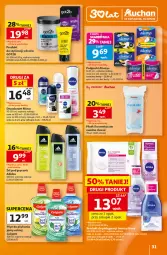 Gazetka promocyjna Auchan - 30 Lat Hipermarket - Gazetka - ważna od 12.08 do 12.08.2026 - strona 31 - produkty: Dezodorant, Płyn micelarny, Adidas, Płyn do płukania, Płatki kosmetyczne, Always, Podpaski, Got2b, Colgate, Nivea, LG
