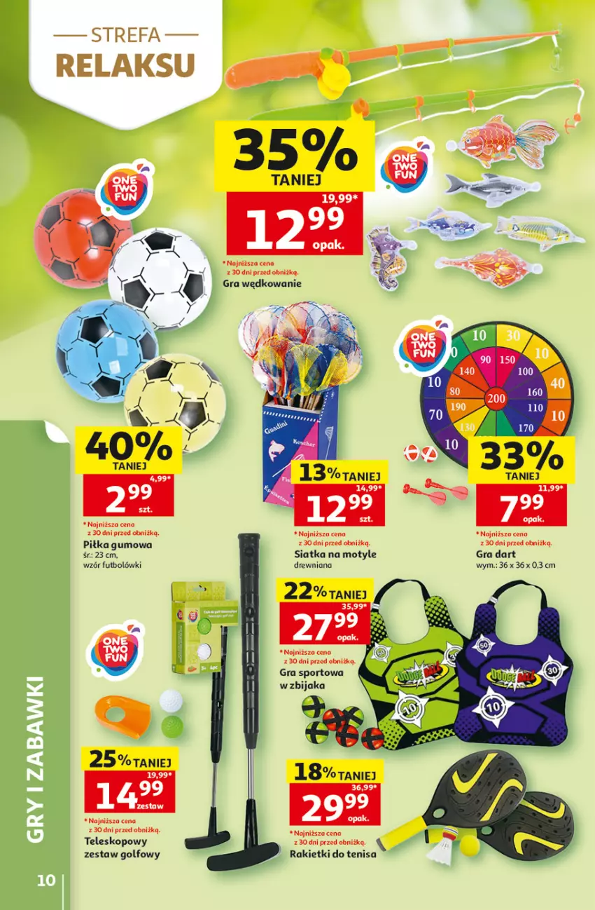 Gazetka promocyjna Auchan - 30 Lat Hipermarkett - ważna 05.06 do 10.06.2026 - strona 10 - produkty: Fa, Gra, Gry, Por, Siatka, Sport, Teleskop