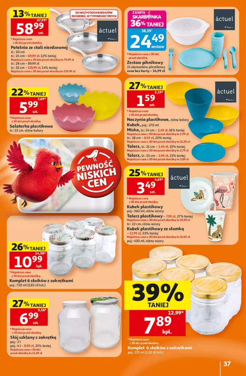 Gazetka promocyjna Auchan - 30 Lat Hipermarkett - ważna 05.06 do 10.06.2026 - strona 37 - produkty: Kubek, Miska, Patelnia, Salaterka, Talerz