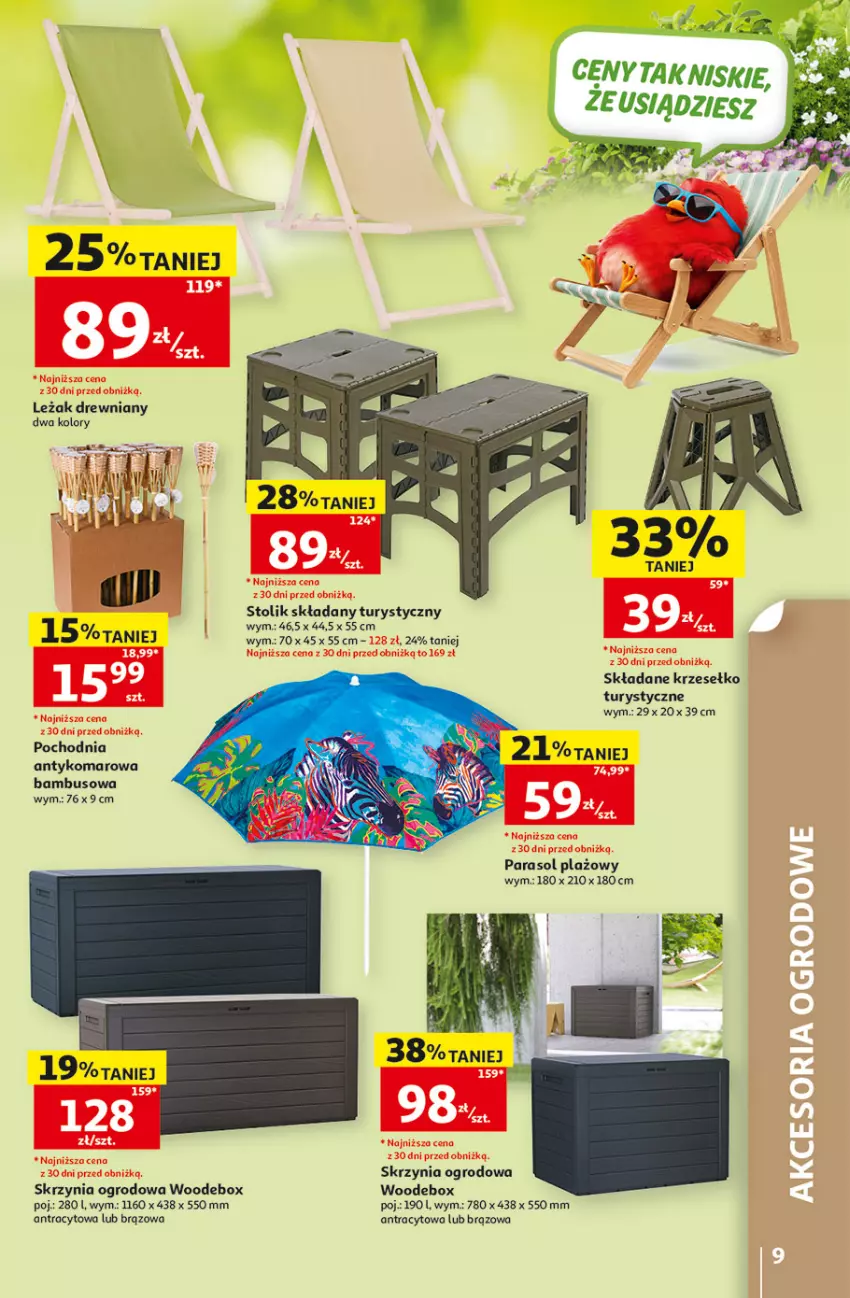Gazetka promocyjna Auchan - 30 Lat Hipermarkett - ważna 05.06 do 10.06.2026 - strona 9 - produkty: Parasol, Stolik