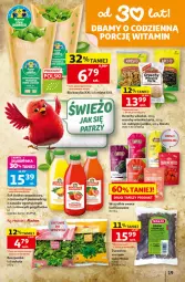 Gazetka promocyjna Auchan - 30 Lat Hipermarkett - Gazetka - ważna od 10.06 do 10.06.2026 - strona 19 - produkty: Orzechy włoskie, Sok, Roszponka, Rukola, Ananas, Rodzynki, Bazyl, Owoce, Bazylia, Mięta, Grejpfrut