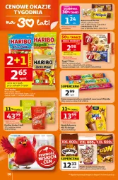 Gazetka promocyjna Auchan - 30 Lat Hipermarkett - Gazetka - ważna od 10.06 do 10.06.2026 - strona 28 - produkty: Mus, Praliny, Lindor, 7 Days, Rogal, Baton, Danio, Kakao, Haribo, Mamba, Napój, Lindt