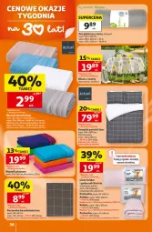 Gazetka promocyjna Auchan - 30 Lat Hipermarkett - Gazetka - ważna od 10.06 do 10.06.2026 - strona 36 - produkty: Top, Koc, Kołdra, Pościel, Poszewka, Ręcznik, Komplet pościeli, Poduszka