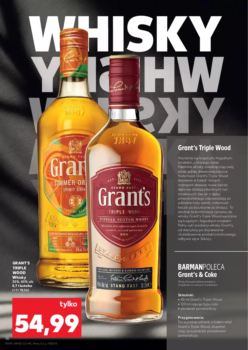 Gazetka promocyjna Kaufland - Barek Kauflandu - ważna 07.08 do 20.08.2025 - strona 10 - produkty: Bourbon, Gra, Koc, Lanki, Nuty, Plasterki, Sok, Whisky