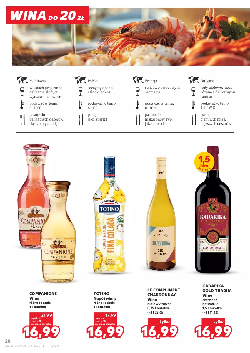 Gazetka promocyjna Kaufland - Barek Kauflandu - ważna 07.08 do 20.08.2025 - strona 28 - produkty: Ananas, AniOne, Chardonnay, Deser, Kokos, Makaron, Napój, Nuty, Owoce, Róża, Ser, Wino, Wino białe, Wino czerwone