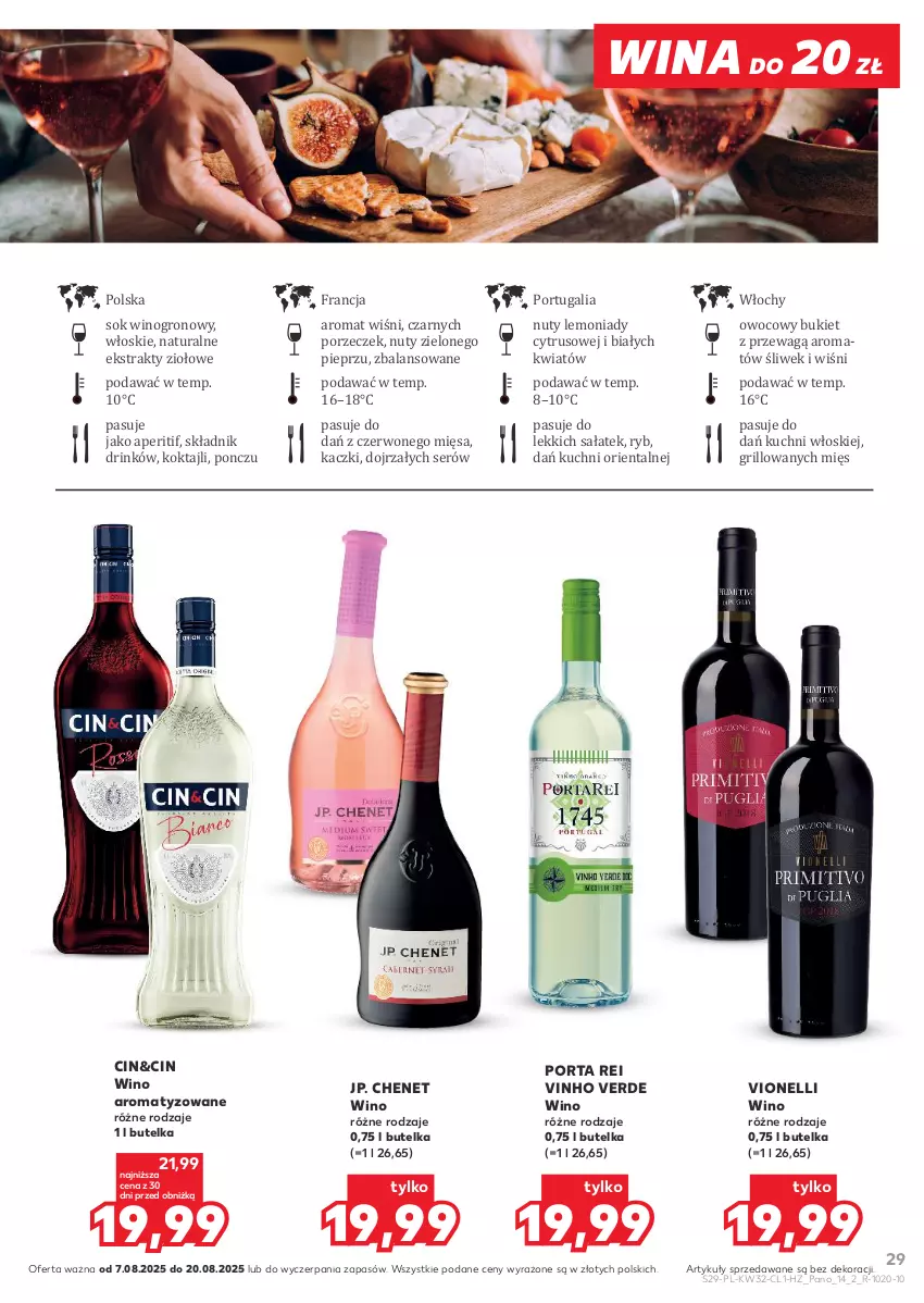 Gazetka promocyjna Kaufland - Barek Kauflandu - ważna 07.08 do 20.08.2025 - strona 29 - produkty: Bukiet, Grill, Nuty, Pieprz, Por, Sałat, Ser, Sok, Wino