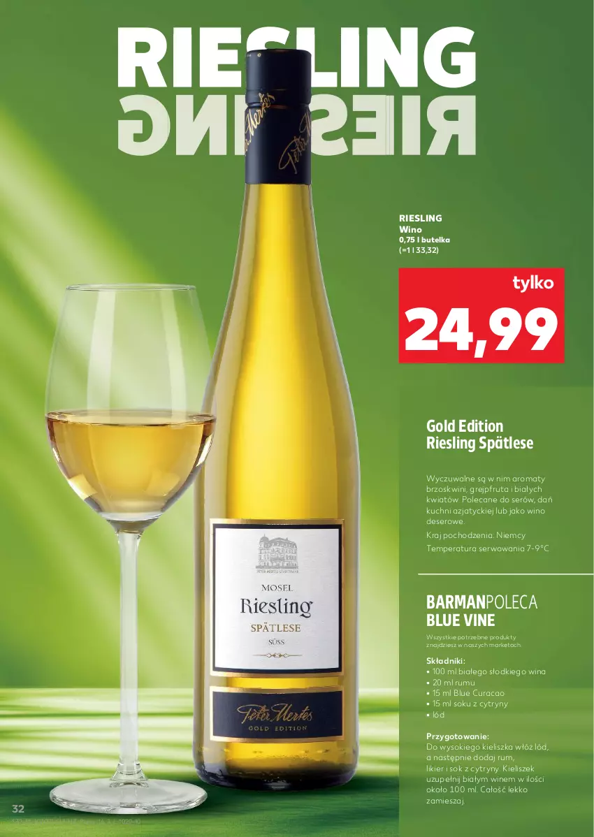 Gazetka promocyjna Kaufland - Barek Kauflandu - ważna 07.08 do 20.08.2025 - strona 32 - produkty: Cytryny, Deser, Grejpfrut, Kieliszek, Likier, Rum, Ser, Sok, Wino