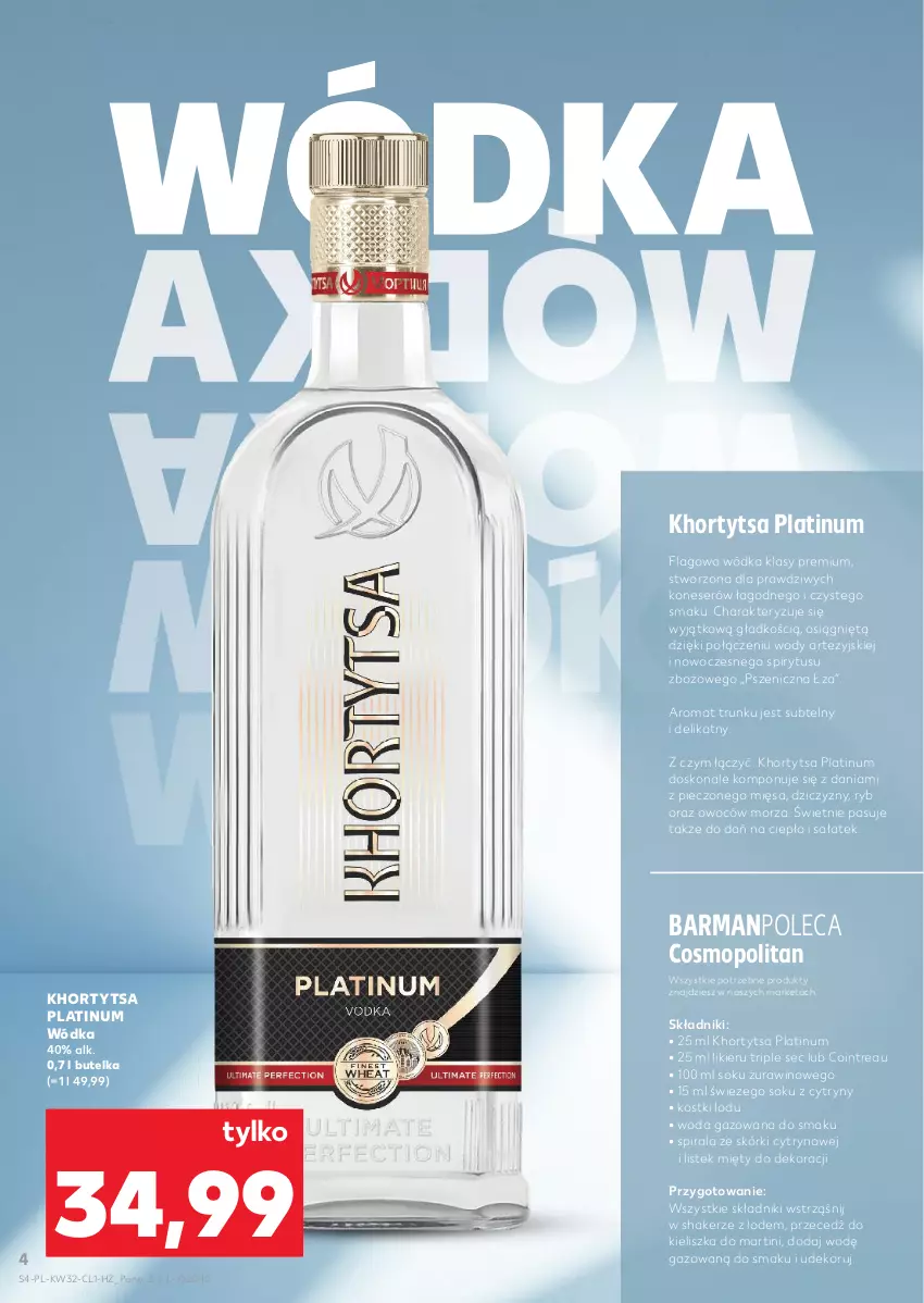 Gazetka promocyjna Kaufland - Barek Kauflandu - ważna 07.08 do 20.08.2025 - strona 4 - produkty: Cytryny, Likier, Martini, Mop, Piec, Sałat, Ser, Sok, Stek, Wino, Woda, Woda gazowana, Wódka