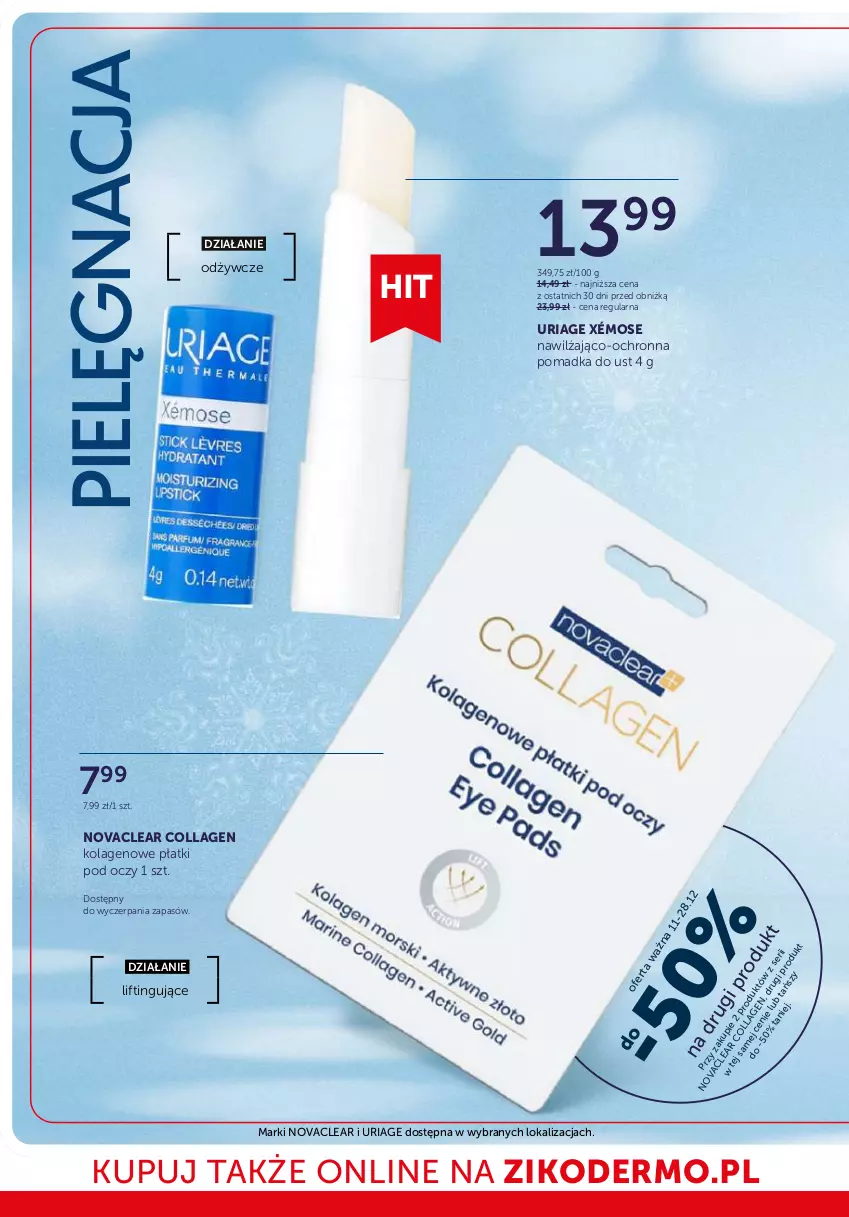 Gazetka promocyjna Ziko - Gazetka Ziko Dermo - ważna 11.12 do 28.12.2025 - strona 14 - produkty: Kolagen, Krem do twarzy, Ser, Ziaja