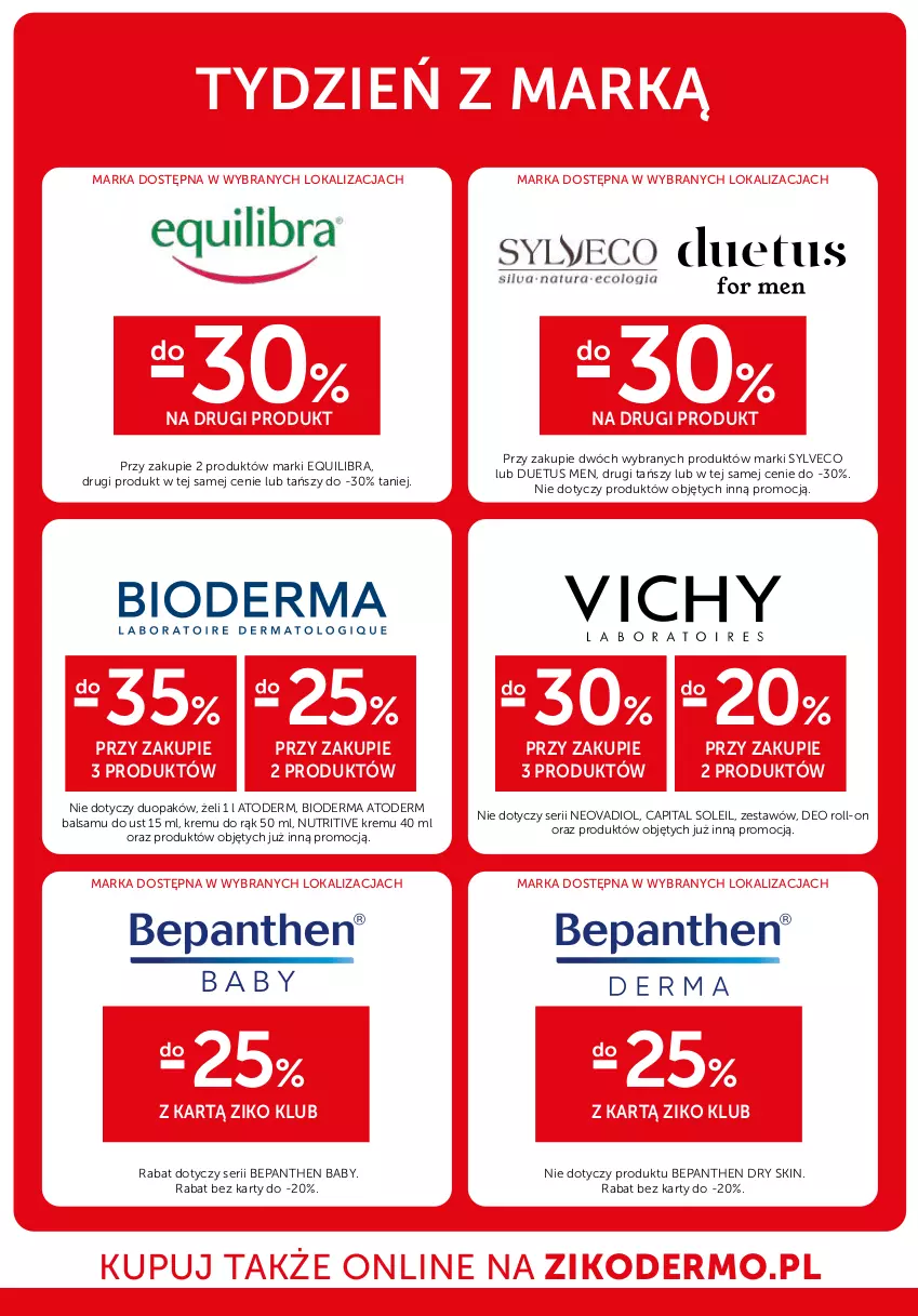 Gazetka promocyjna Ziko - Gazetka Ziko Dermo - ważna 11.12 do 28.12.2025 - strona 26 - produkty: Apteka, Atoderm, Bepanthen, Bioderma, Biovax, Body, Brie, Fa, Ser