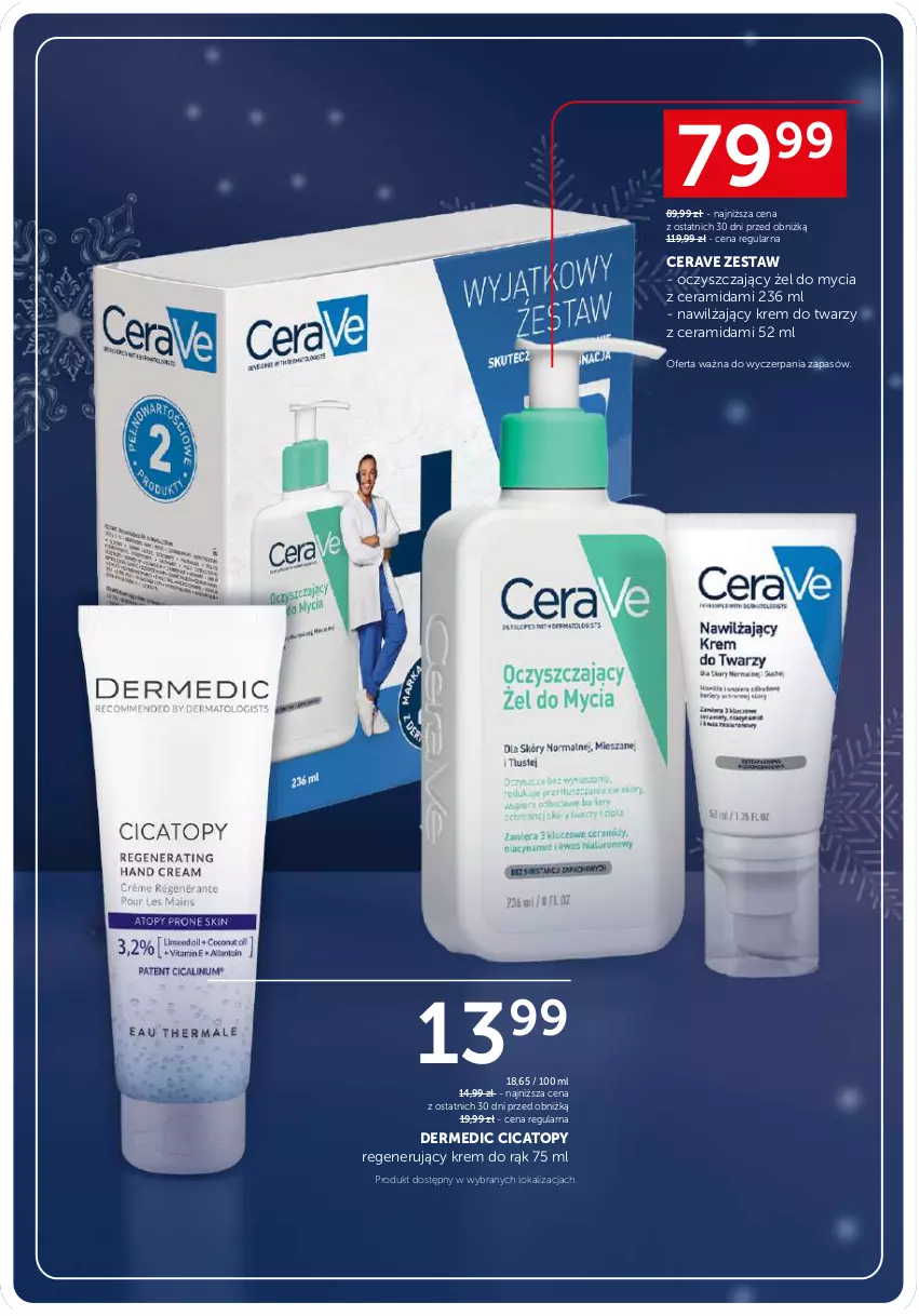 Gazetka promocyjna Ziko - Gazetka Ziko Dermo - ważna 11.12 do 28.12.2025 - strona 28 - produkty: CeraVe, Dermedic, Krem do rąk, Krem do twarzy, Top