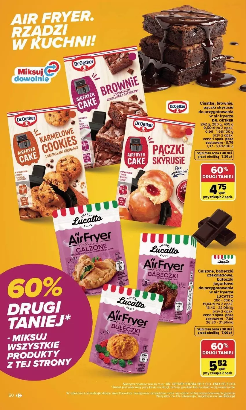 Gazetka promocyjna Carrefour - Gazetka Carrefour, Market w SUMIE najlepszy, od poniedziałku - ważna 21.09 do 26.09.2026 - strona 52 - produkty: Brownie, Ciastka, Fa, Laur, Sati