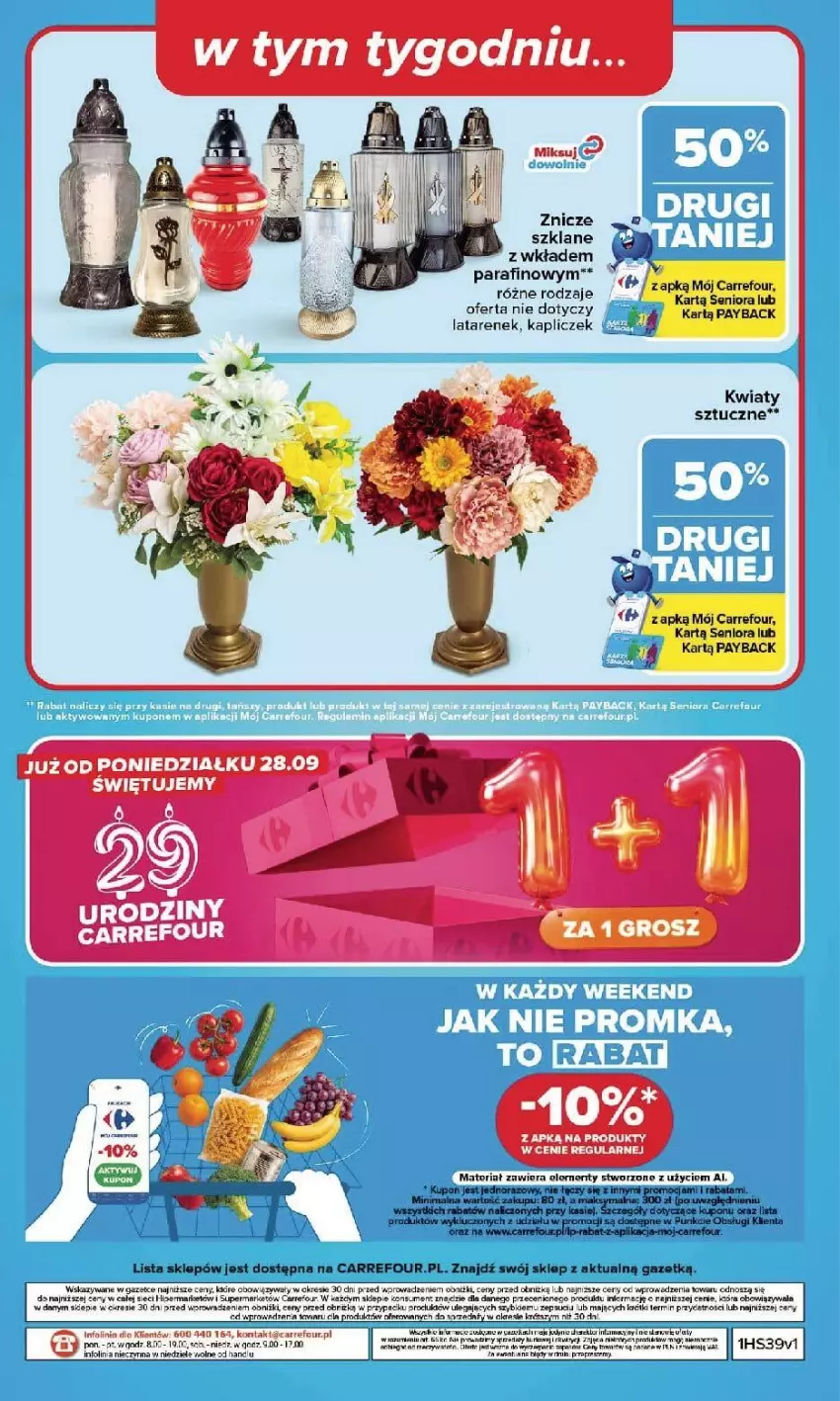 Gazetka promocyjna Carrefour - Gazetka Carrefour, Market w SUMIE najlepszy, od poniedziałku - ważna 21.09 do 26.09.2026 - strona 54 - produkty: Fa, Ser, Top, Znicz