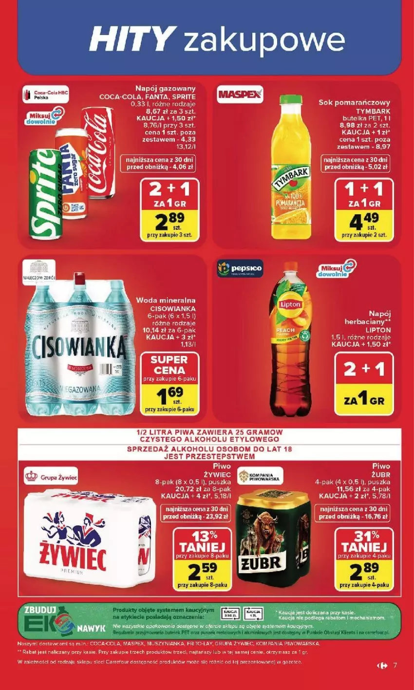 Gazetka promocyjna Carrefour - Gazetka Carrefour, Market w SUMIE najlepszy, od poniedziałku - ważna 21.09 do 26.09.2026 - strona 9 - produkty: Cif, Coca-Cola, Fa, Gra, Jaja, Piwo