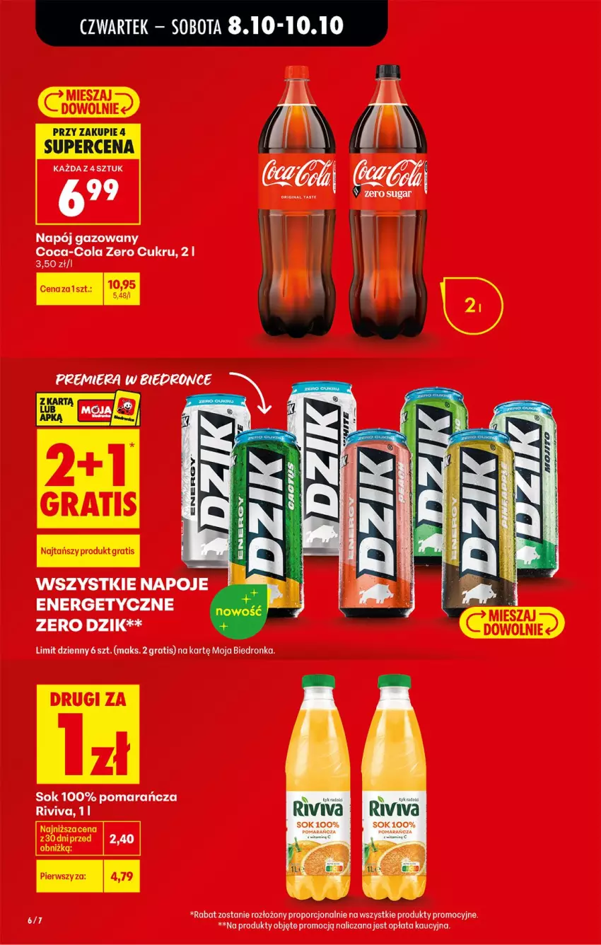 Gazetka promocyjna Biedronka - Od Czwartku - ważna 08.10 do 10.10.2026 - strona 10 - produkty: Coca-Cola, Gra, Napój, Napój gazowany, Napoje, Por, Sok