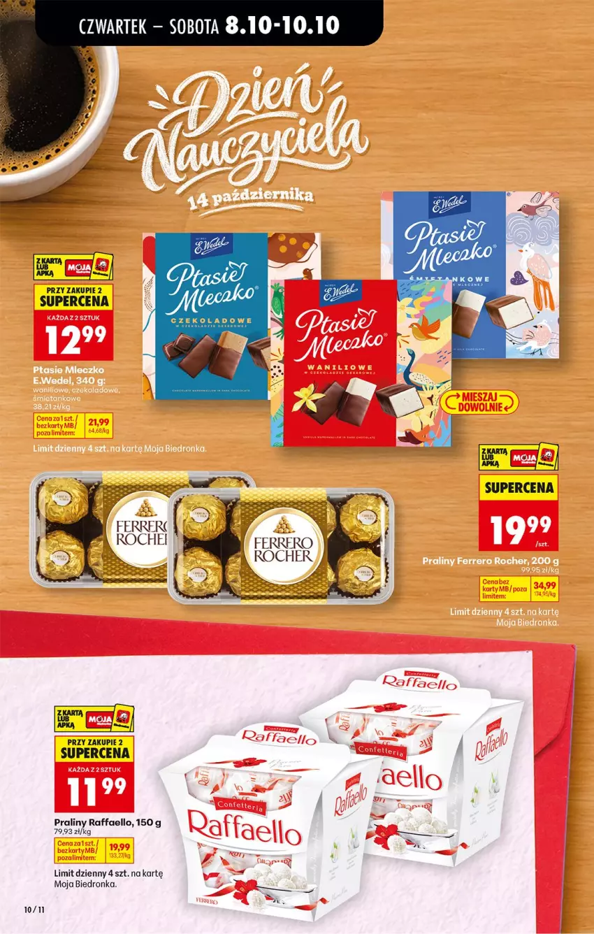 Gazetka promocyjna Biedronka - Od Czwartku - ważna 08.10 do 10.10.2026 - strona 14 - produkty: Fa, Ferrero, Praliny, Raffaello