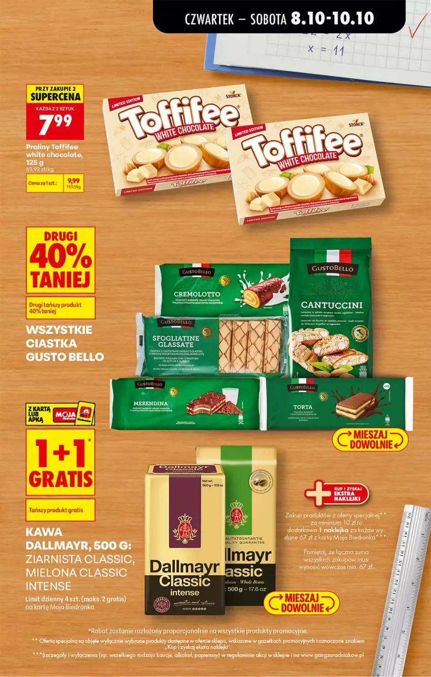 Gazetka promocyjna Biedronka - Od Czwartku - ważna 08.10 do 10.10.2026 - strona 15 - produkty: Bell, Dallmayr, Gra, Kawa, Klej, Mięta, Mus, Papier, Por, Praliny, Toffifee