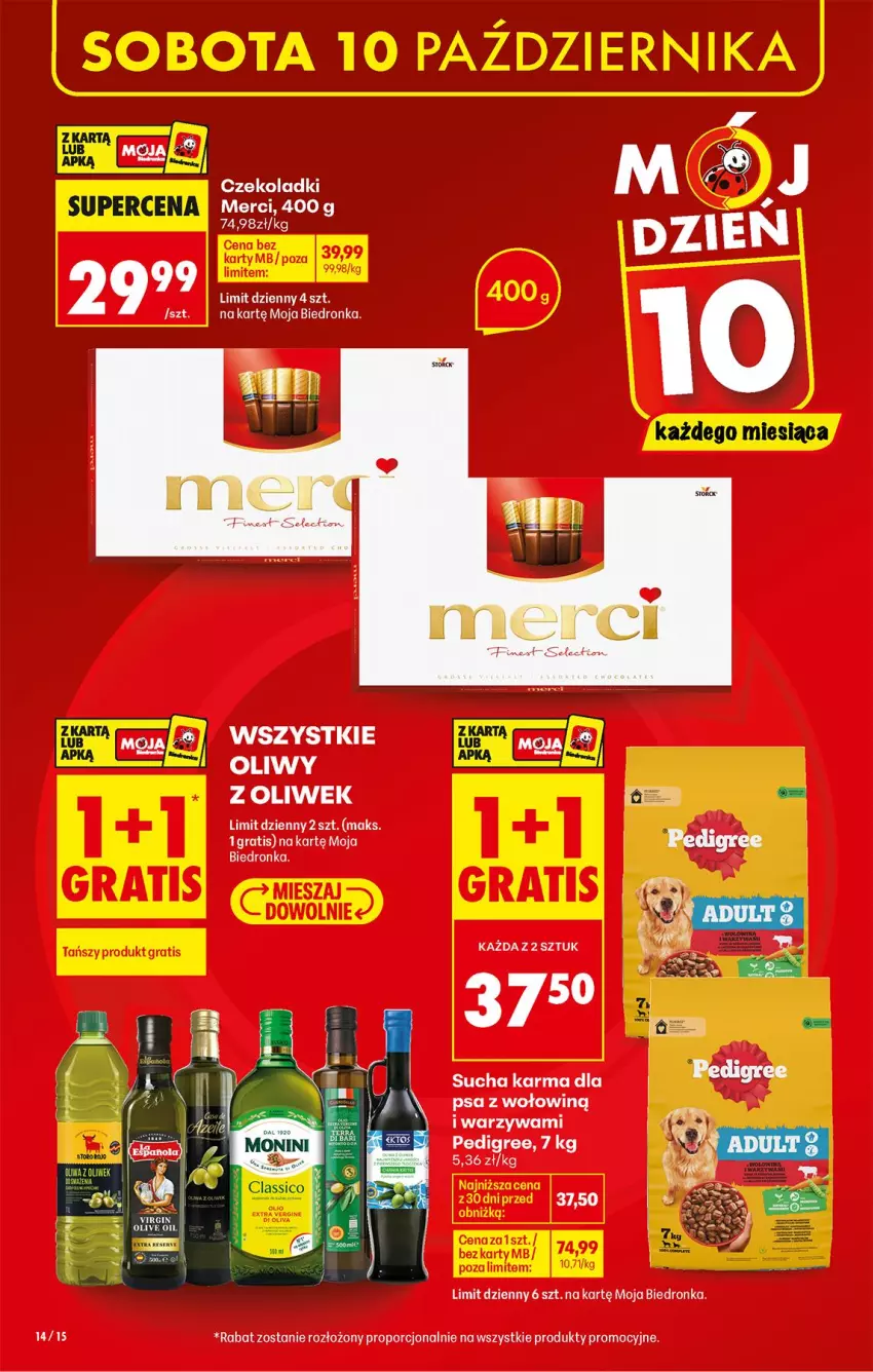 Gazetka promocyjna Biedronka - Od Czwartku - ważna 08.10 do 10.10.2026 - strona 18 - produkty: AEG, Merci, Pedigree, Por, Sucha karma, Warzywa