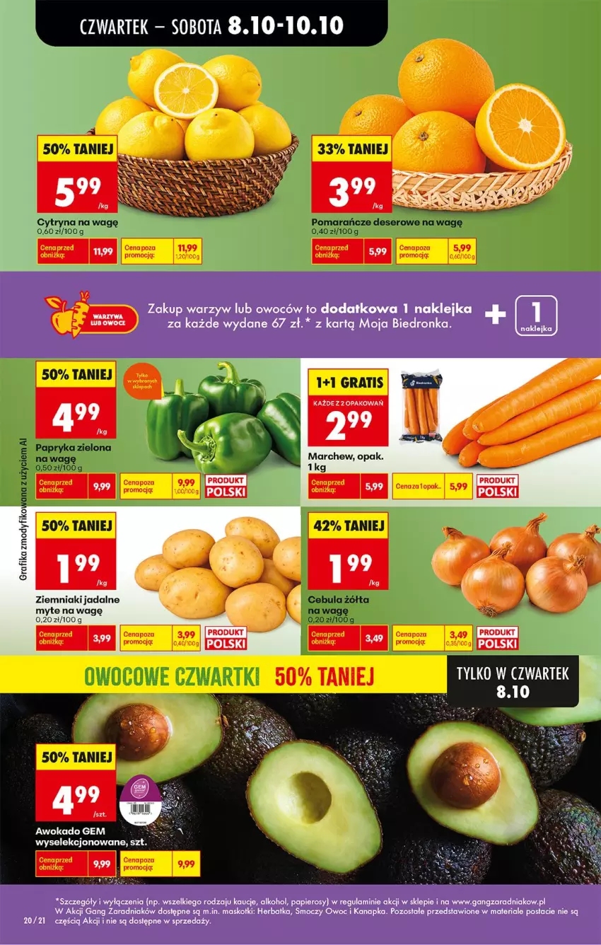 Gazetka promocyjna Biedronka - Od Czwartku - ważna 08.10 do 10.10.2026 - strona 30 - produkty: Gra, Grafika, Papryka, Ziemniaki