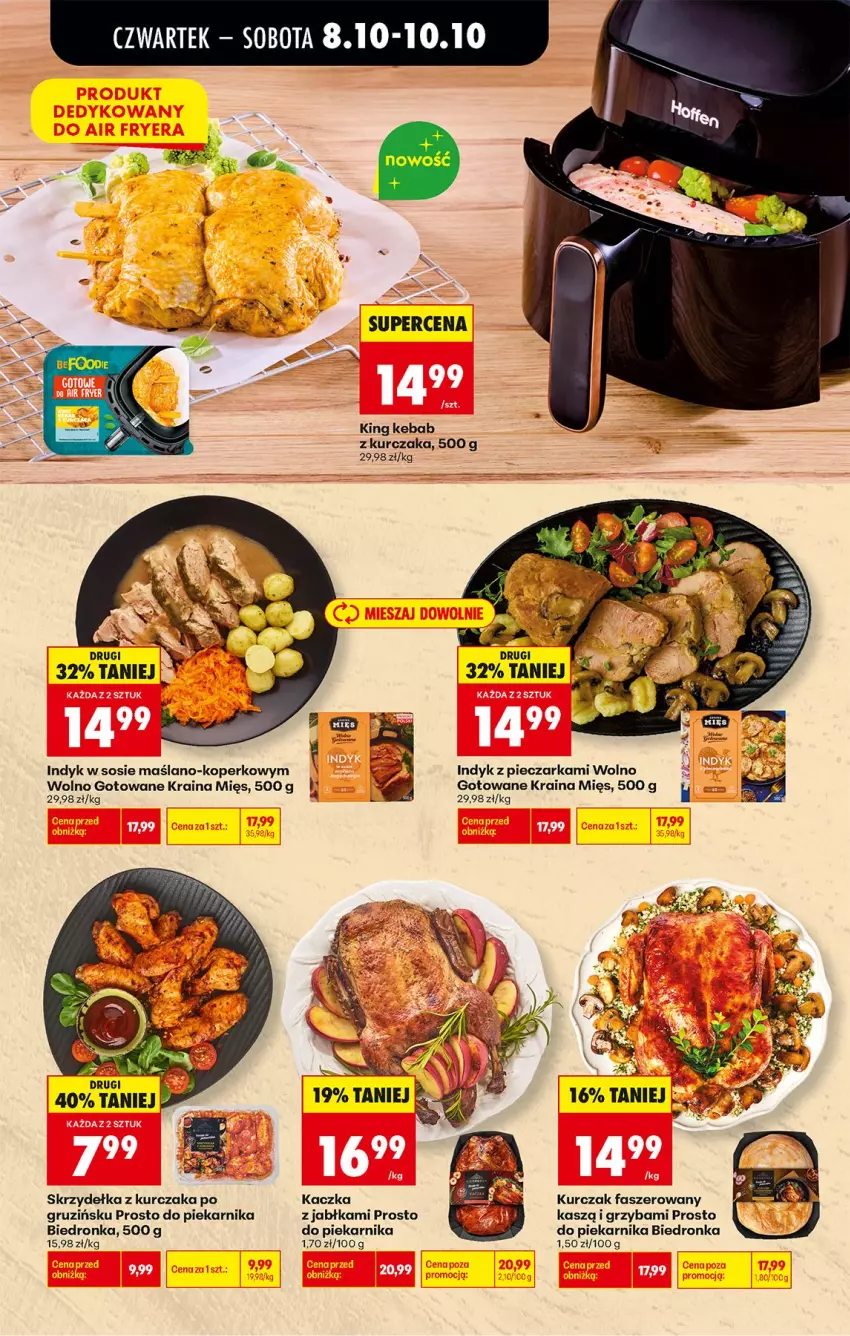Gazetka promocyjna Biedronka - Od Czwartku - ważna 08.10 do 10.10.2026 - strona 41 - produkty: Fa, Jabłka, Kaczka, Kebab, Kebab z kurczaka, Kurczak, Piec, Pieczarka, Piekarnik, Skrzydełka z kurczaka, Sos