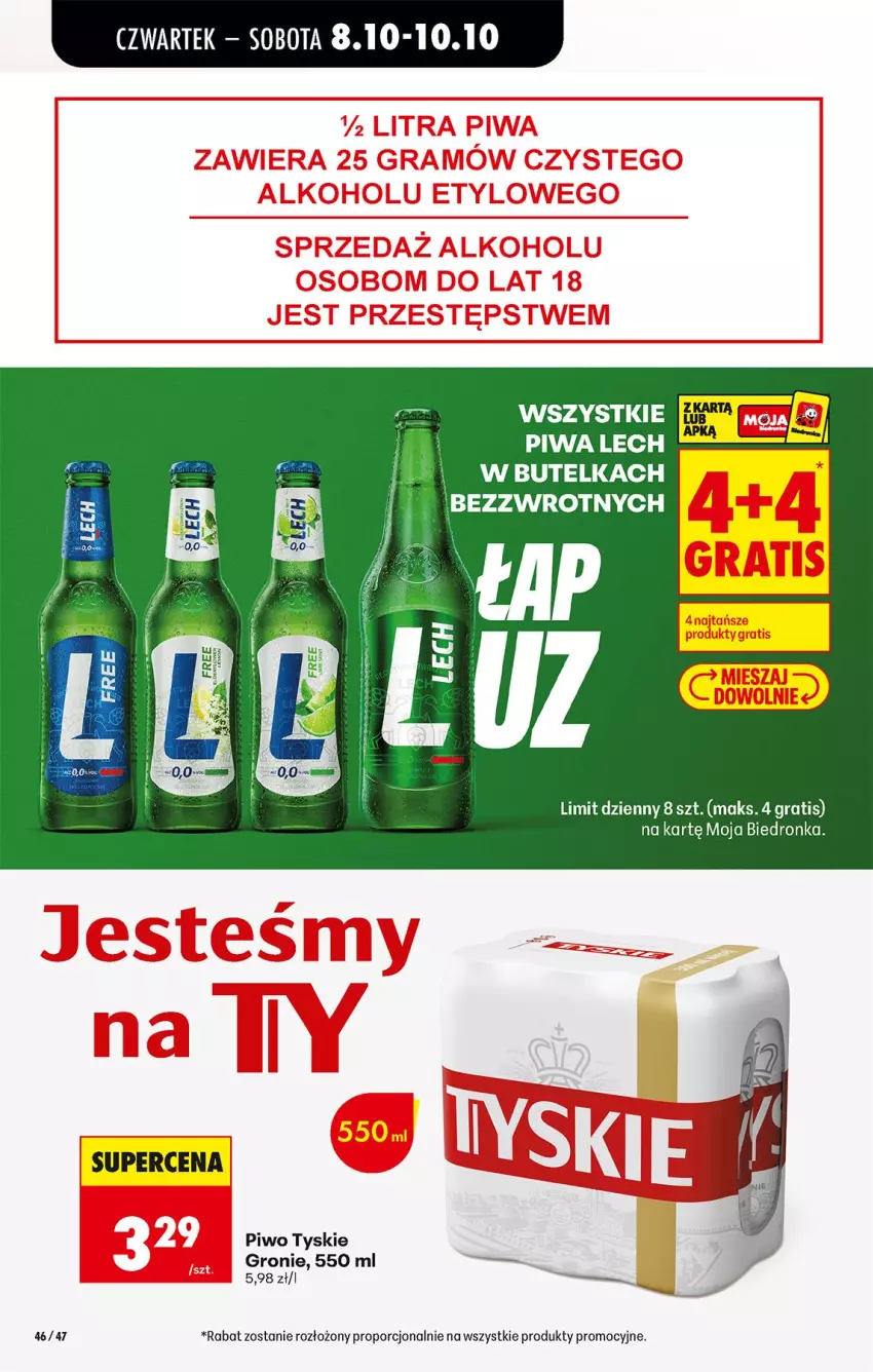 Gazetka promocyjna Biedronka - Od Czwartku - ważna 08.10 do 10.10.2026 - strona 64 - produkty: Gra, Piwa, Piwo, Por, Tyskie