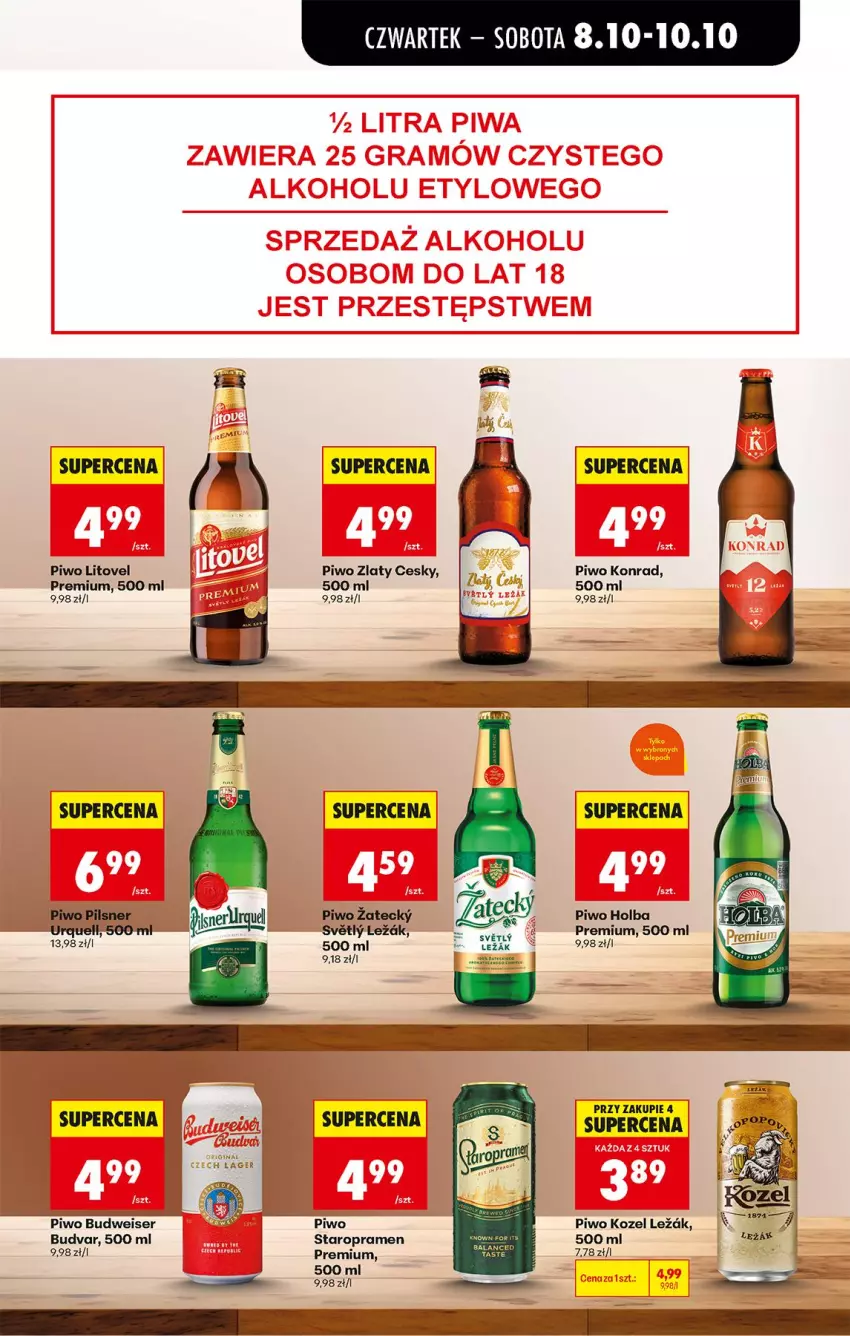 Gazetka promocyjna Biedronka - Od Czwartku - ważna 08.10 do 10.10.2026 - strona 65 - produkty: Kozel, Piwo