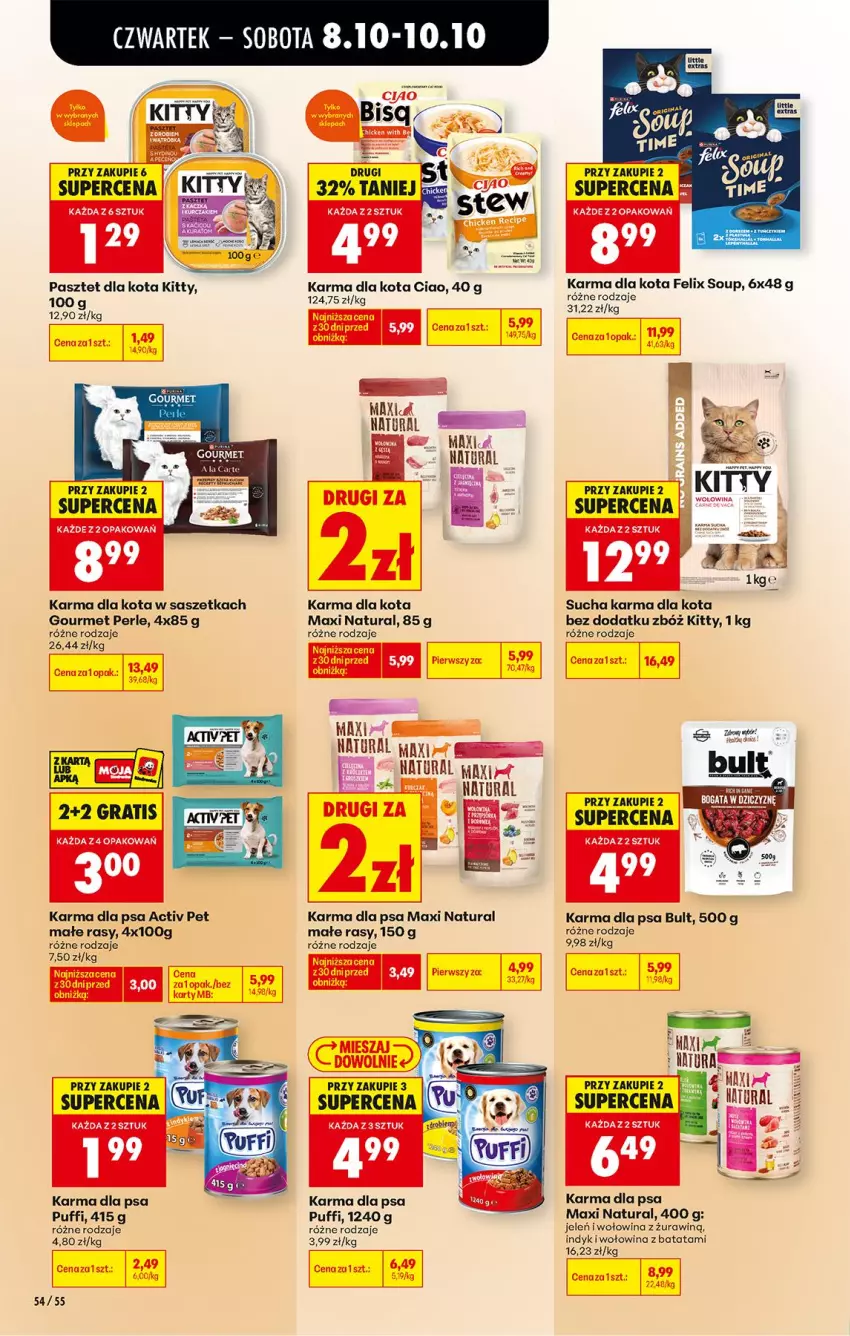 Gazetka promocyjna Biedronka - Od Czwartku - ważna 08.10 do 10.10.2026 - strona 76 - produkty: Fa, Felix, Gra, LG, Pasztet, Puf, Sucha karma, Wołowina