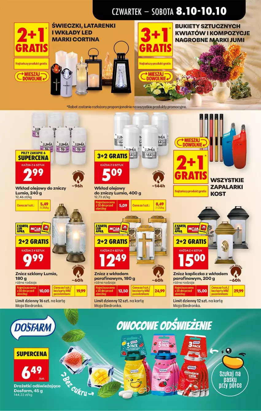 Gazetka promocyjna Biedronka - Od Czwartku - ważna 08.10 do 10.10.2026 - strona 77 - produkty: Bukiet, Fa, Gra, Olej, Wkład olejowy, Znicz