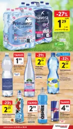 Gazetka promocyjna Intermarche - Gazetka promocyjna - Gazetka - ważna od 28.04 do 28.04.2026 - strona 15 - produkty: Red Bull, Primavera, LANA, Napój izotoniczny, Napój gazowany, Prima, Kubuś Waterrr, Oshee, Woda mineralna, Kubuś, Napój niegazowany, Woda, Napój