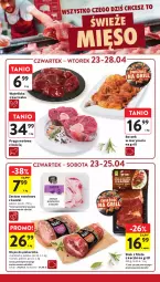 Gazetka promocyjna Intermarche - Gazetka promocyjna - Gazetka - ważna od 28.04 do 28.04.2026 - strona 24 - produkty: Kurczak, Stek, Zestaw rosołowy z kaczki, Boczek, Pręga wołowa, Piekarnik, Grill, Mięso