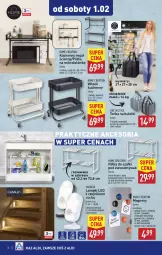 Gazetka promocyjna Aldi - Artykuły przemysłowe i tekstylia - Gazetka - ważna od 01.02 do 01.02.2025 - strona 8 - produkty: Zlew, Zlewozmywak, Regał, Silan, Torba, Półka, Wózek, Haczyk, Bateria, Fa