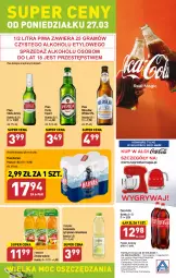 Gazetka promocyjna Aldi - Pełen katalog - Gazetka - ważna od 02.04 do 02.04.2023 - strona 19 - produkty: Piwa, Piwo, Sok, Por, Gra, Lemoniada, Coca-Cola, Perła, Tymbark, Harnaś