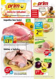 Gazetka promocyjna Prim Market - Gazetka - ważna od 28.09 do 28.09.2022 - strona 1 - produkty: Sok, Sokołów, Szynka, Słynne, Słynne MR Roślinne, Fa
