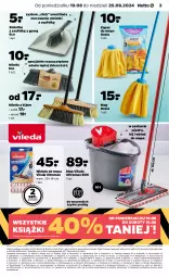 Gazetka promocyjna Netto - Od Poniedziałku Przemysłowa - Gazetka - ważna od 25.08 do 25.08.2024 - strona 3 - produkty: Kujawski, Top, Sok, Mop, Rama, Kije, Vileda, Wkład do mopa, Podlaski, Stock, Wiadro, Miotła, Fa