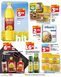 Gazetka promocyjna Topaz - Gazetka - Gazetka - ważna od 02.07 do 02.07.2025 - strona 14 - produkty: Makaron, Top, Sos, Ryż, Gry, Goliard, Sonko, Oliwa z oliwek, Monini, Cenos, Kasza, Oleo, Olej, Kasza gryczana, Fa, Oliwa