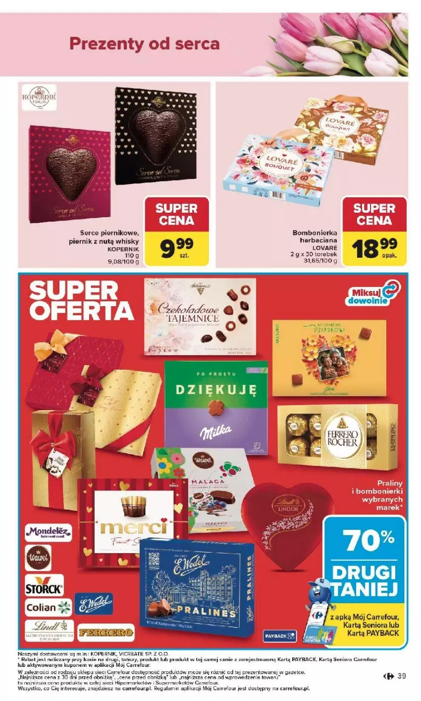 Gazetka promocyjna Carrefour - Gazetka Carrefour, Market od poniedziałku! - ważna 19.01 do 25.01.2026 - strona 41 - produkty: Fa, Ferrero, Piernik, Ser, Whisky