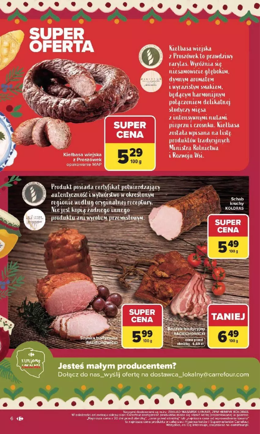 Gazetka promocyjna Carrefour - Gazetka Carrefour, Market od poniedziałku! - ważna 19.01 do 25.01.2026 - strona 8 - produkty: Isana, Kiełbasa, Kiełbasa wiejska, Kołdra, O nas