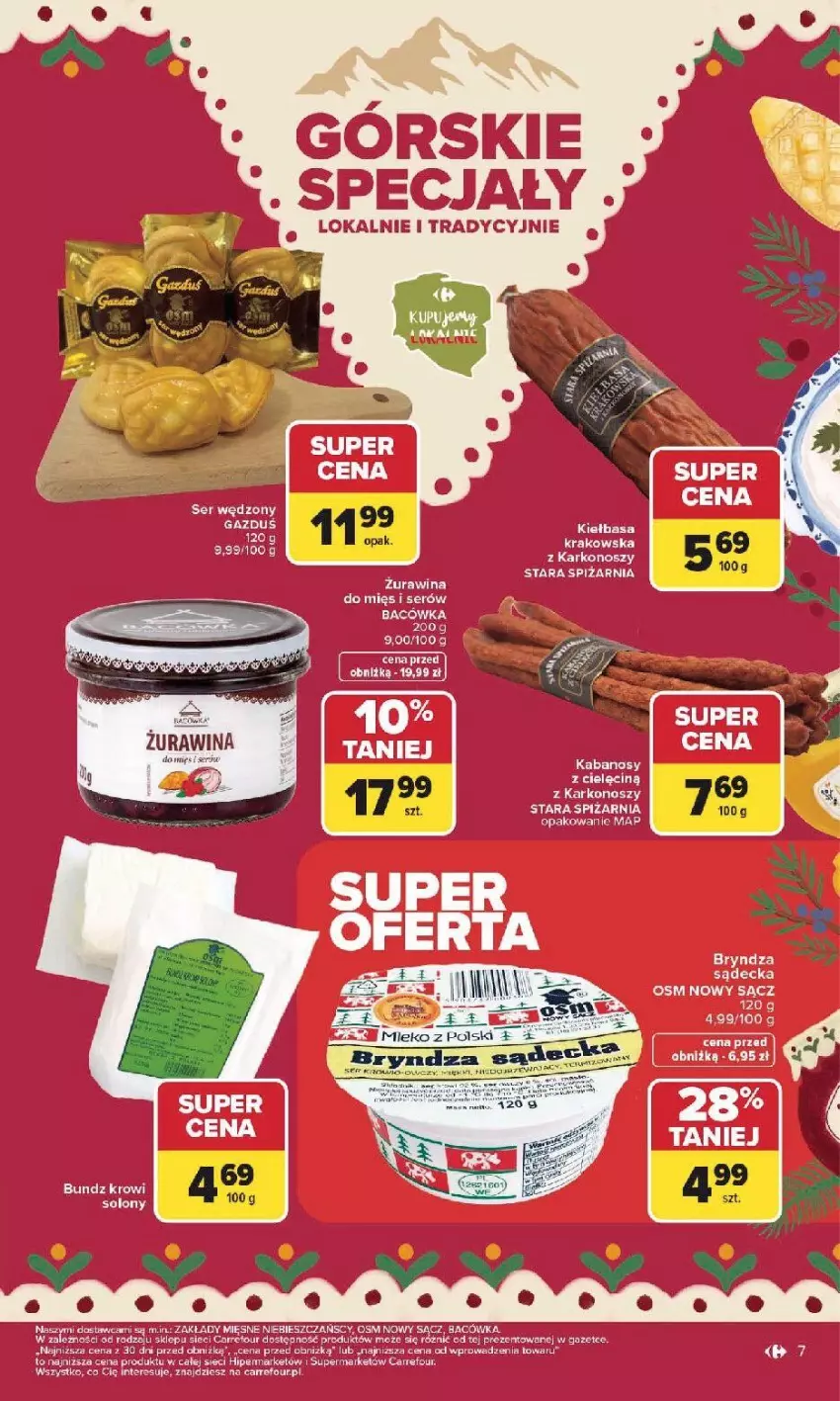 Gazetka promocyjna Carrefour - Gazetka Carrefour, Market od poniedziałku! - ważna 19.01 do 25.01.2026 - strona 9 - produkty: Bryndza, Fa, Ser