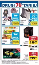 Gazetka promocyjna Carrefour - Gazetka Carrefour, Market od poniedziałku! - Gazetka - ważna od 25.01 do 25.01.2026 - strona 7 - produkty: Jan Niezbędny, Top, Ser, Kapcie, Karp, Rajstopy, Dzieci, Danio, Telewizor, Fa