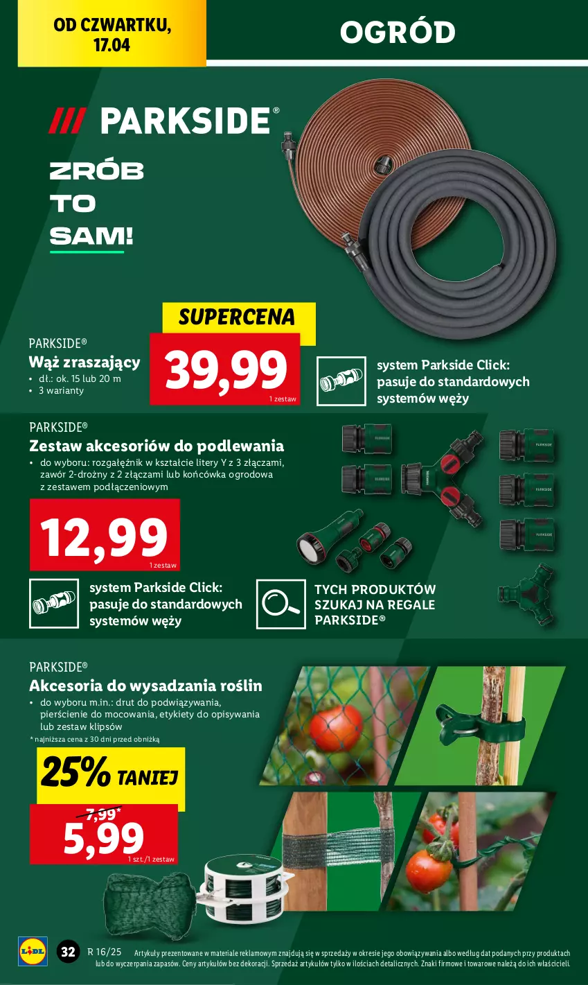 Gazetka promocyjna Lidl - GAZETKA - ważna 07.04 do 20.04.2025 - strona 38 - produkty: Ogród, Parkside, Rozgałęźnik