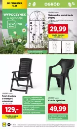 Gazetka promocyjna Lidl - GAZETKA - Gazetka - ważna od 20.04 do 20.04.2025 - strona 50 - produkty: Krzesło ogrodowe, Por, Ivar, Krzesło, Fotel, Ogród
