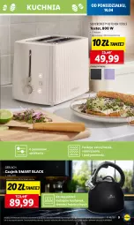 Gazetka promocyjna Lidl - GAZETKA - Gazetka - ważna od 20.04 do 20.04.2025 - strona 9 - produkty: Silvercrest, Czajnik, Kuchnia, Toster, Lack