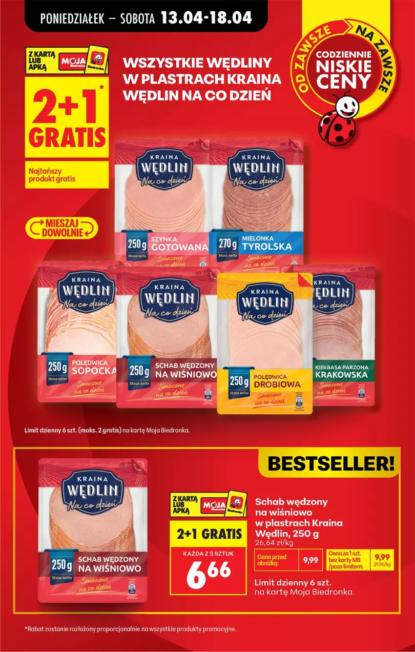 Gazetka promocyjna Biedronka - Od Poniedziałku - ważna 13.04 do 18.04.2026 - strona 15 - produkty: Fa, Gra, Polędwica, Por