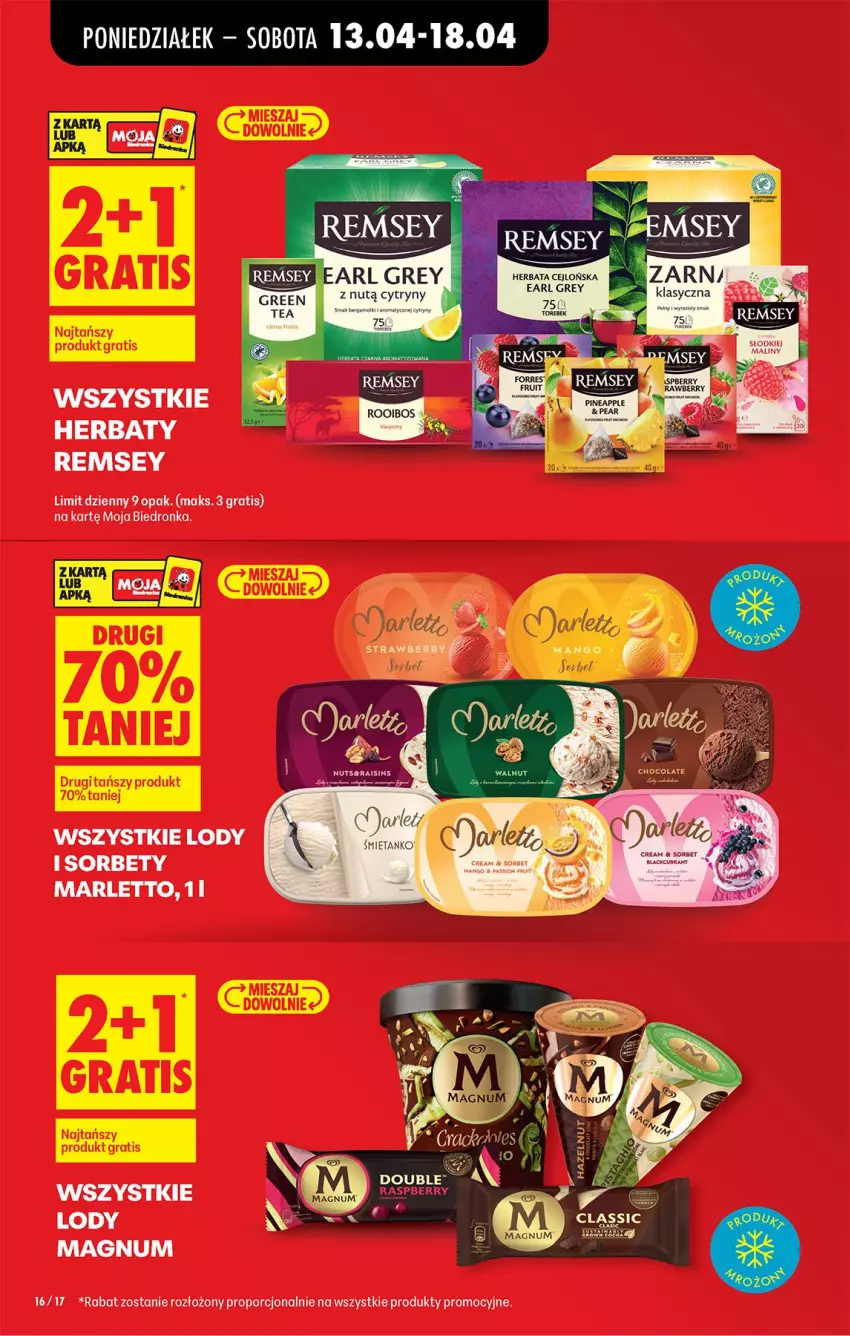 Gazetka promocyjna Biedronka - Od Poniedziałku - ważna 13.04 do 18.04.2026 - strona 20 - produkty: Gra, Lody, Por